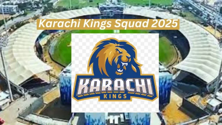 Karachi Kings Squad 2025