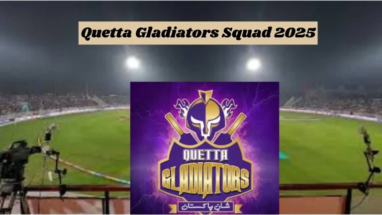 Quetta Gladiators Squad 2025