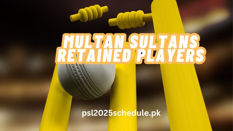 Multan Sultans Retained Players