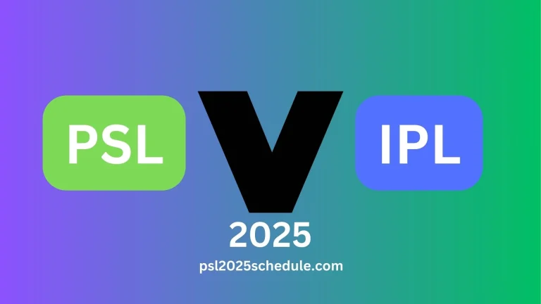 psl v IPL 2025