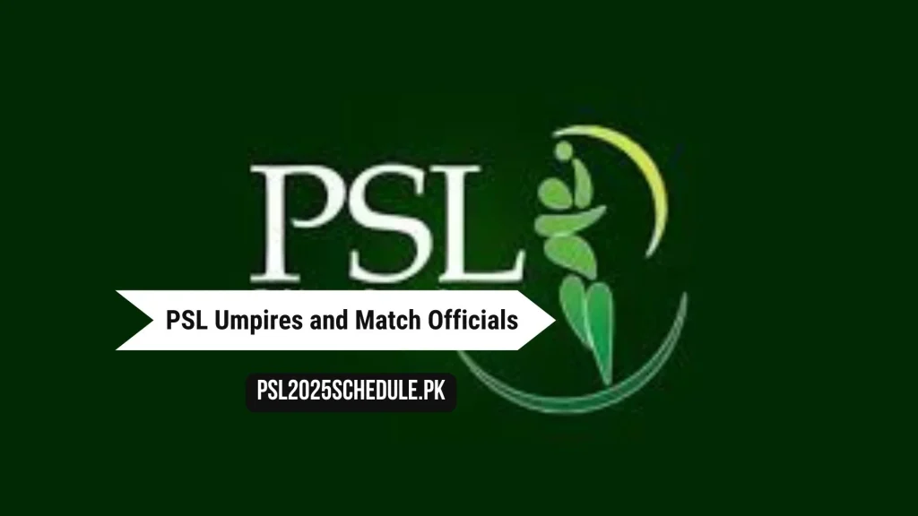 psl umpires