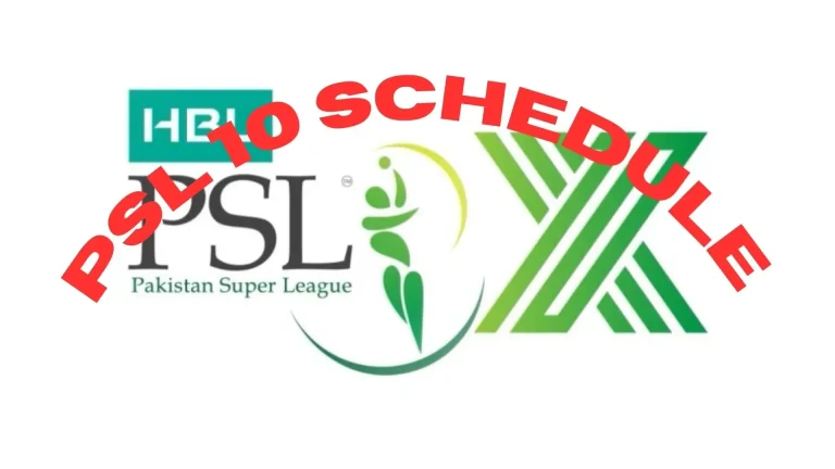 PSL 10 Schedule