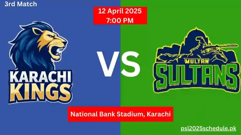 Karachi Kings vs. Multan Sultans